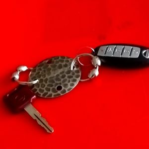 "African Shield" key chain holder 1Sz$28 + scarf o